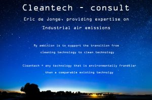 Eric de Jonge - cleantech consult